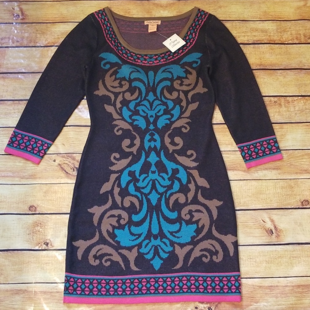 πHOST PICK~NWT Flying Tomato Sweater Dress,Size S - Picture 4 of 7